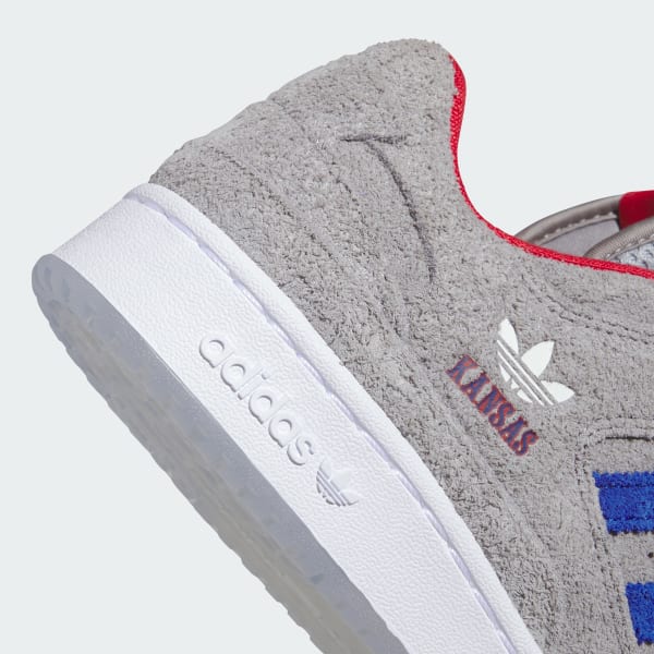 adidas Kansas Jayhawks Forum Low CL - Blue | Free Shipping