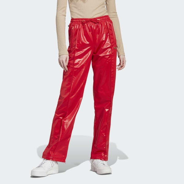 adidas Firebird Track Pants - Red, Women's Lifestyle
