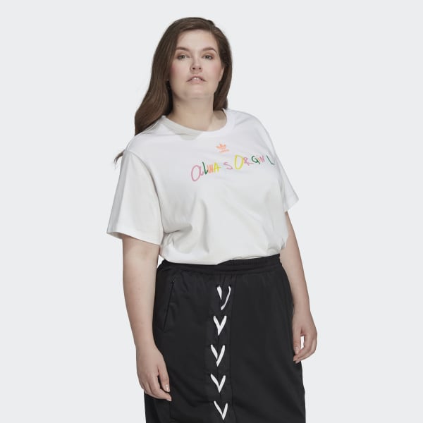 biela Tričko Always Original Graphic (plus size)
