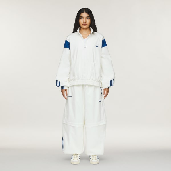 White Chavarria Poplin Track Top
