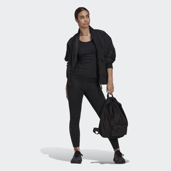 Sort adidas by Stella McCartney Woven bomberjakke