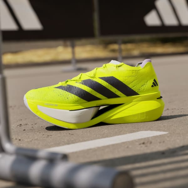 adidas Adizero Prime X3 Strung Shoes - Yellow | Free Shipping with