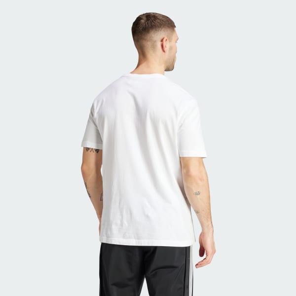 adidas Trefoil Essentials T-Shirt - White | adidas UK