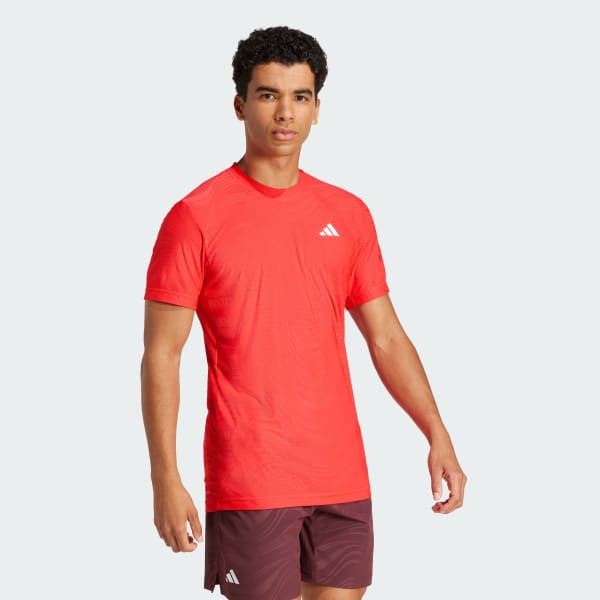 Red Tennis Pro Climacool+ FreeLift Tee