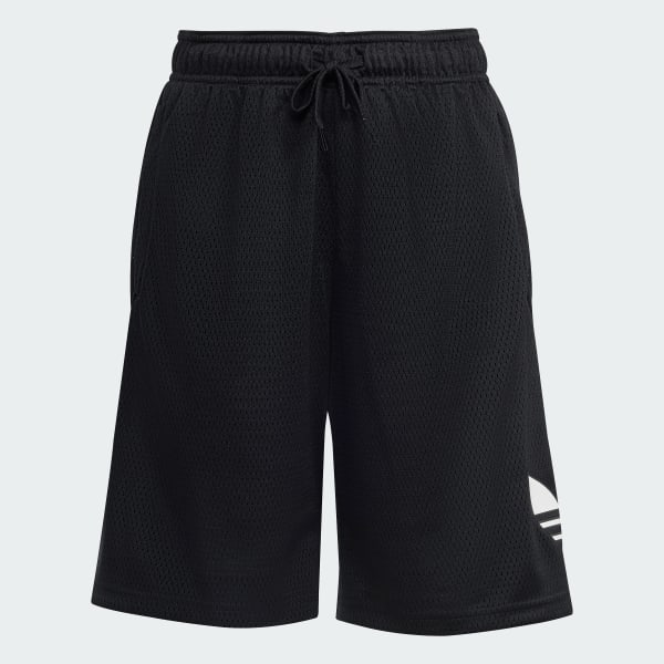 Black LOOSE MESH SHORTS