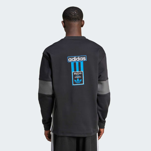 adidas Adibreak Crew Sweatshirt Black adidas UK