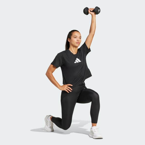 noir T-shirt de training grand logo Train Essentials Performance