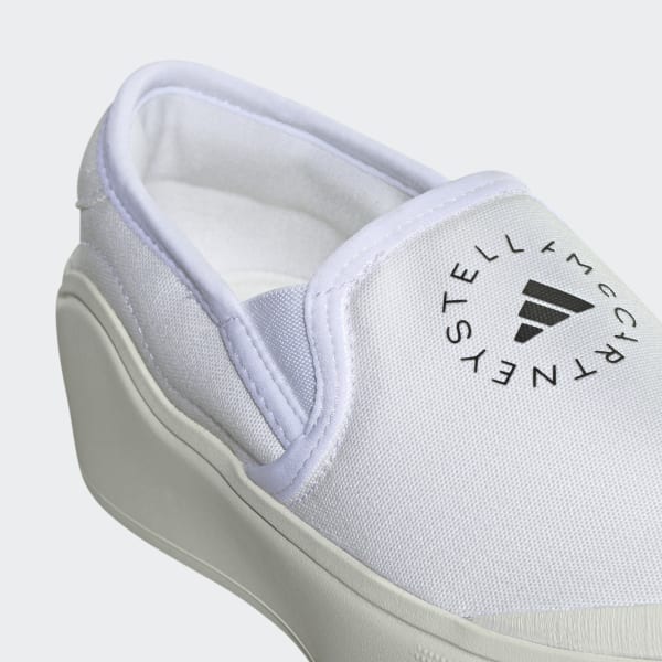 Adidas slip 2025 on leather white
