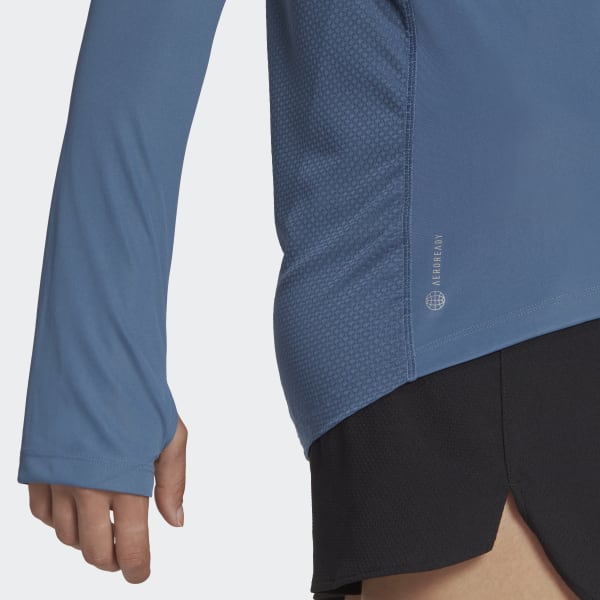Blue Own the Run Long Sleeve Tee NEE22