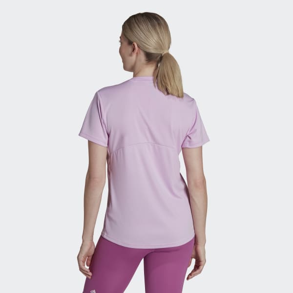 Lila Primeblue Designed 2 Move Logo Sport T-Shirt