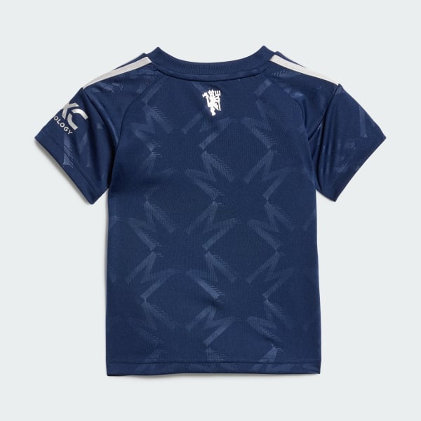 adidas Manchester United 24 25 Away Baby Kit Kids Blue adidas UK