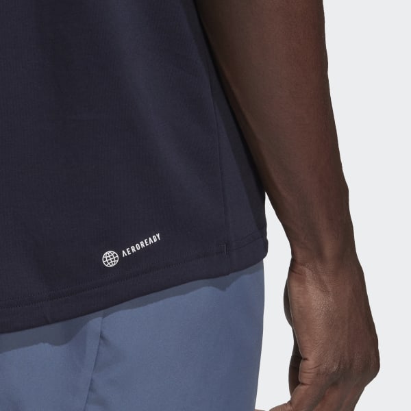 Azul Camiseta Logo Designed to Move Q3690