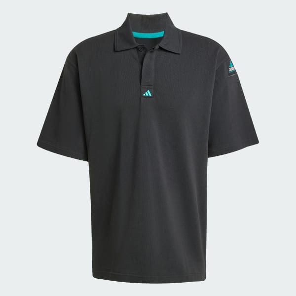 Negro Polo con cuello EQT