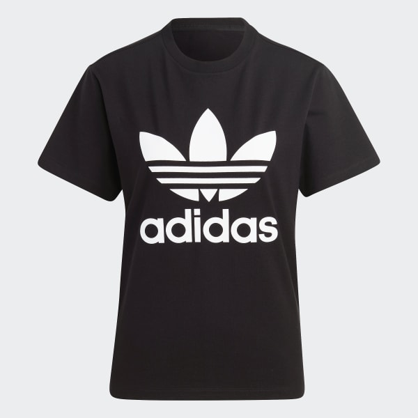 Negro Remera Adicolor Classics Trifolio