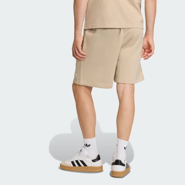 Beige SHORT MOLLETON TREFOIL ESSENTIALS 17,8 CM