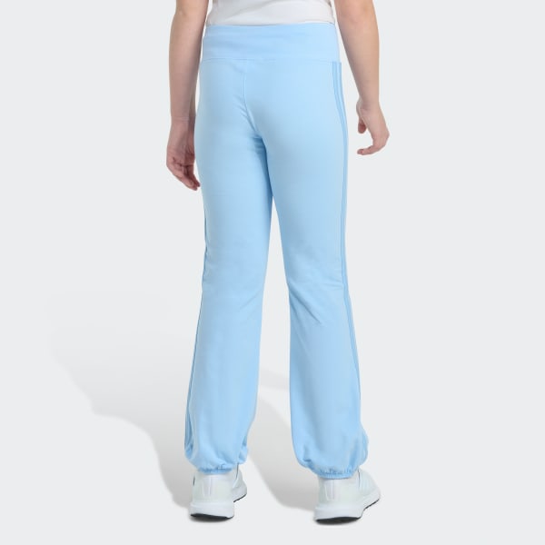 Blue Detached Waistband Cotton Stretch Puff Cuff Pant

