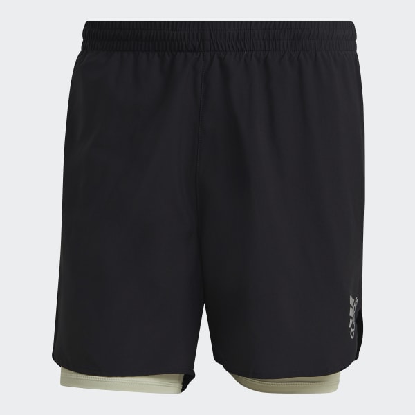 white 2 in 1 shorts