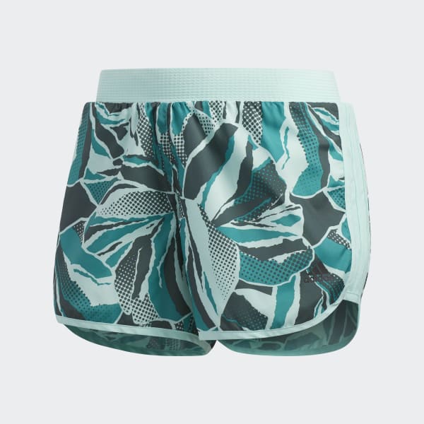 turquoise adidas shorts