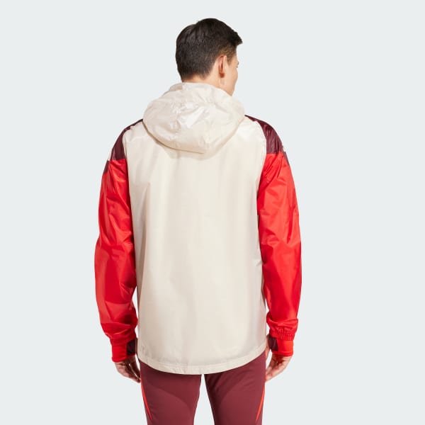 Beige FC Bayern Tiro 24 Pro Rain Top