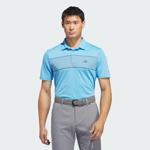 Blue Chest Stripe Polo Shirt