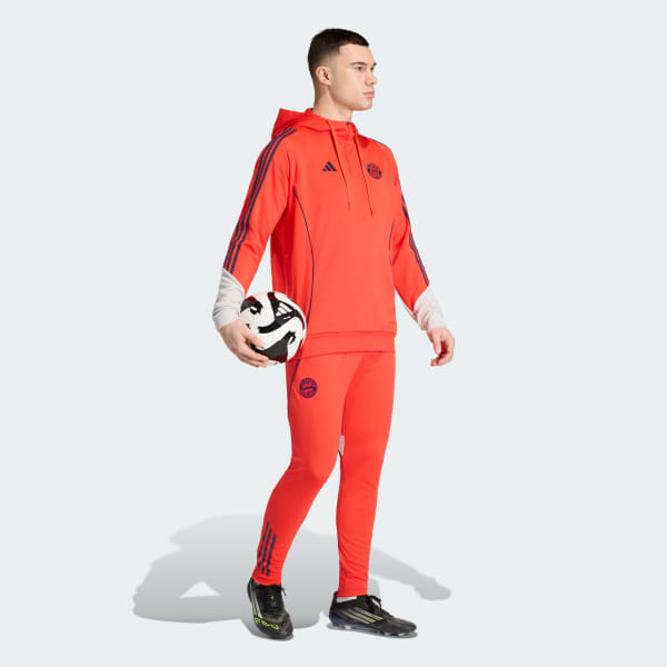 Czerwony BLUZA Z KAPTUREM FC BAYERN 25/26