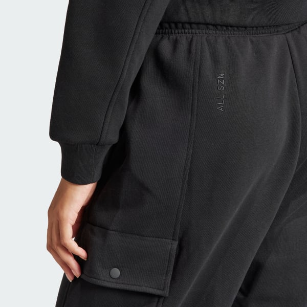 US Cargo SZN Lifestyle adidas - Fleece ALL Women\'s Pants | adidas Black |