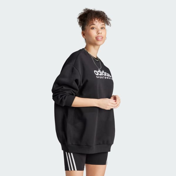 adidas ALL SZN Fleece Graphic Sweatshirt - Black | adidas Canada