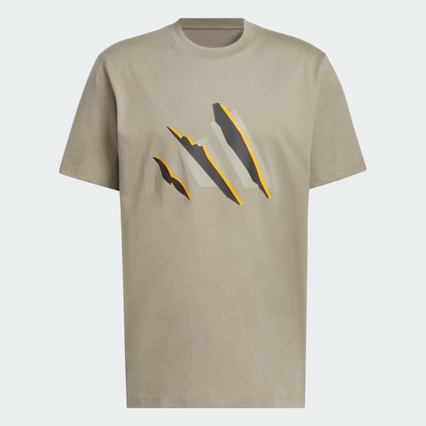 Green ADIDAS BASKETBALL GRAPHIC TEE