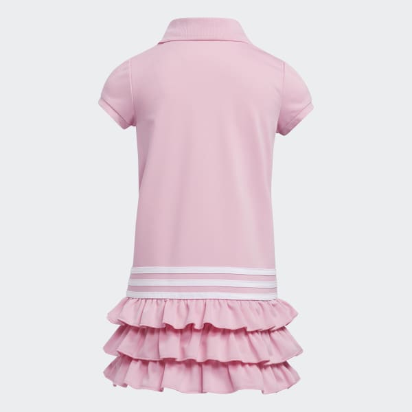 girls pink polo dress