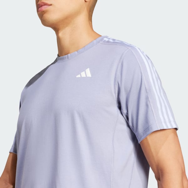 アディダス オウン ザ ラン スリーストライプス 半袖Tシャツ