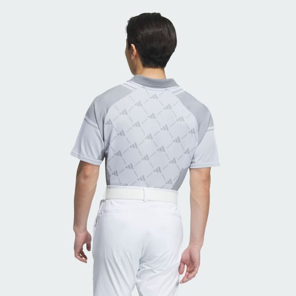 White PRIMEKNIT Seamless Short Sleeve Polo Shirt