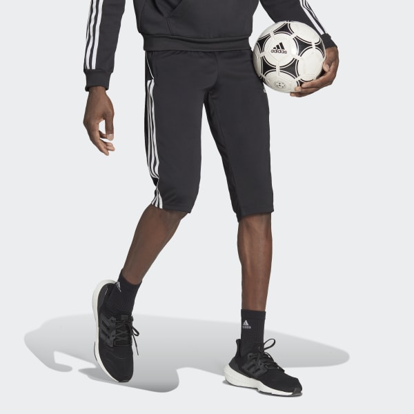Schwarz Tiro 23 League 3/4-Hose