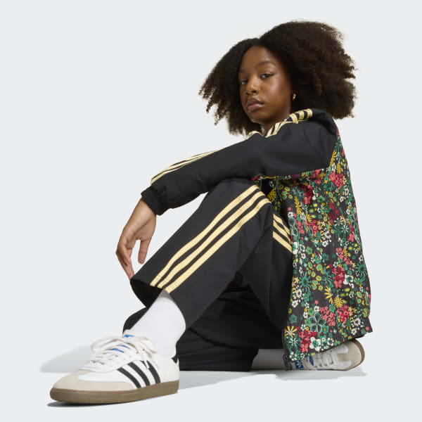 adidas Originals x Liberty London TRACK PANTS - Black | Free