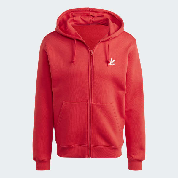 adidas trefoil full zip hoodie