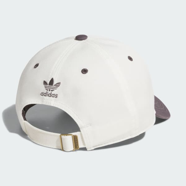adidas Relaxed Strap-Back Hat - White | Free Shipping with