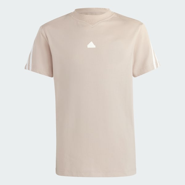 Braun Future Icons 3-Streifen T-Shirt
