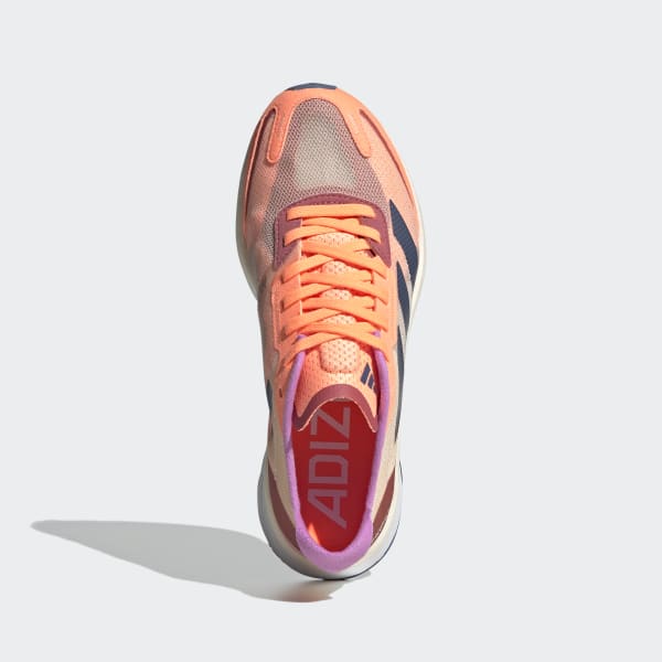 Orange Adizero Boston 11 Shoes