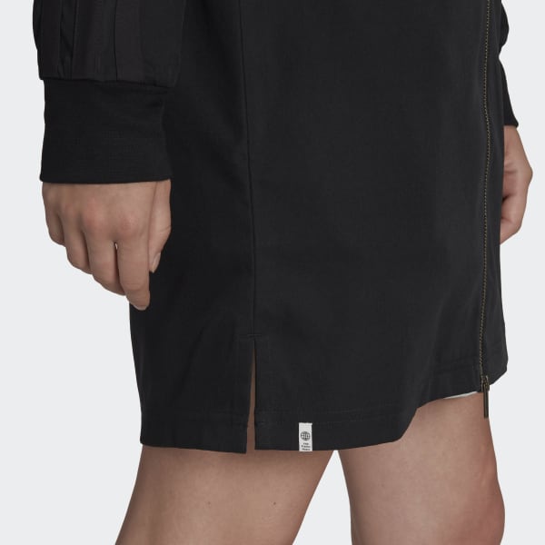 Black Adicolor Contempo Tailored Dress Shirt (Gender Neutral) L6755