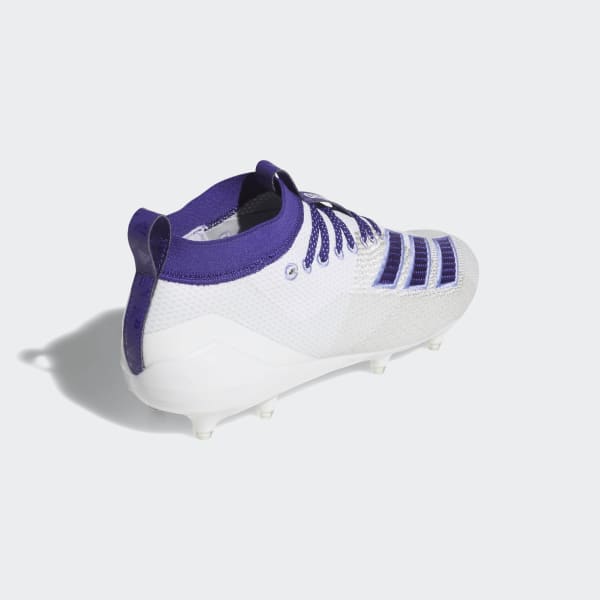 purple and gold adidas cleats