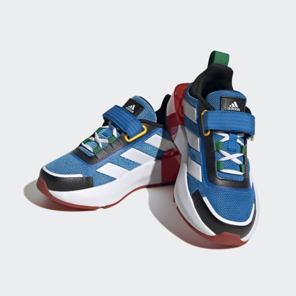 Blue adidas x LEGO® Tech RNR Elastic Lace and Top Strap Shoes