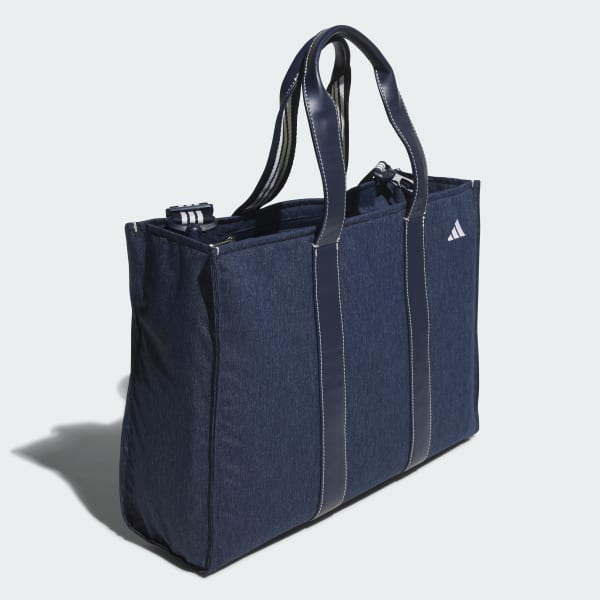 Blue Denim-Look Heather Big Tote Bag
