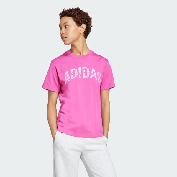 adidas california pink tee