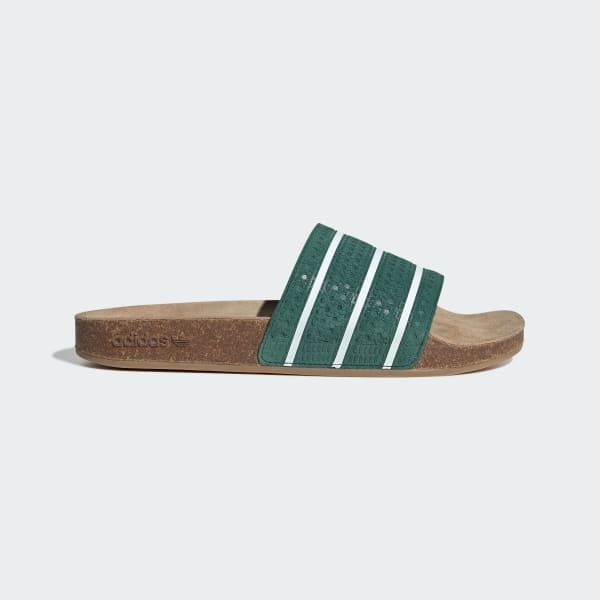 Green Adilette Slides