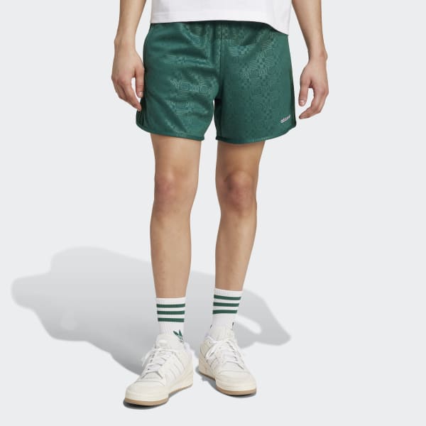★★Adairs★★ 80s 3S Sprinter Shorts Orange JC6514 adidas '80s Embossed 3-Stripes Sprinter Shorts - Orange