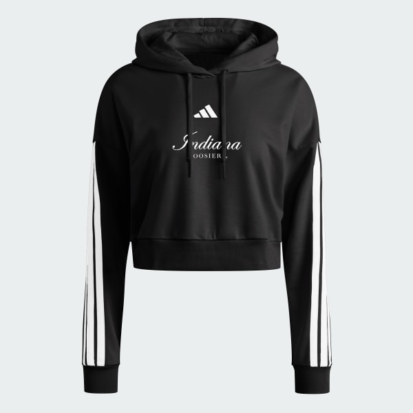 ☆ASU☆ adidas ASU Essentials 3-Stripes French Terry Cropped Hoodie