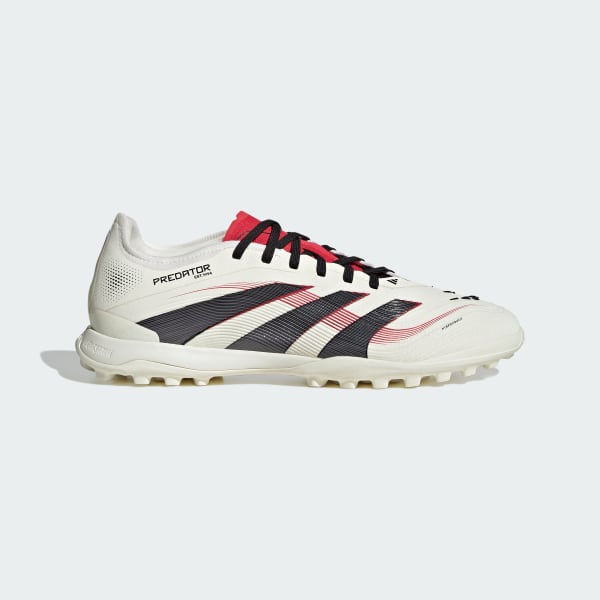 adidas Predator Pro Turf Soccer Shoes - White | Free