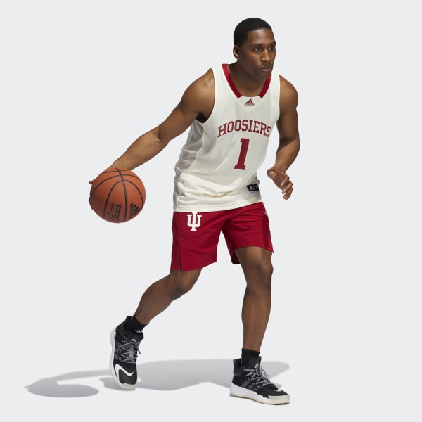 adidas Hoosiers NCAA Swingman Jersey - Red, Men's Basketball