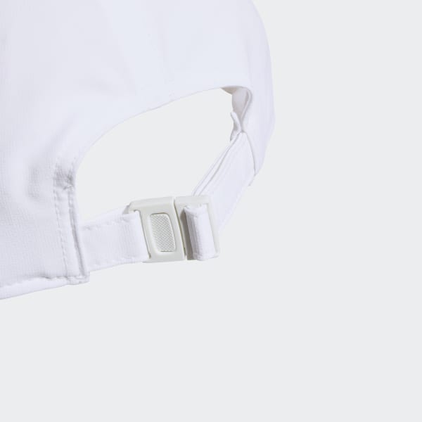 Blanco Gorra Baseball AEROREADY Running Training 3 bandas