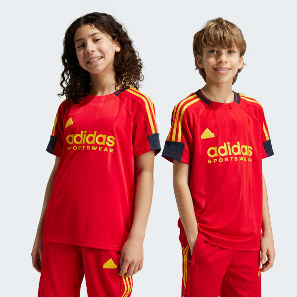 Kids adidas red discount