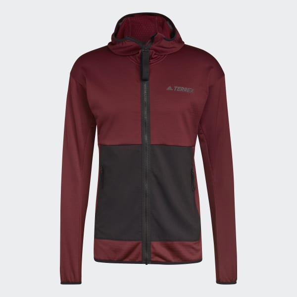 Bordo Casaco de Caminhada com Capuz em Fleece Tech TERREX